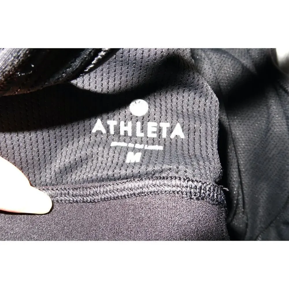 ATHLETA 2 In 1 Ultimate Support Top Black Medium